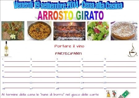 Venerdì 19 settembre 2014: